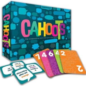 Gamewright Cahoots The Cooperative Hint & Sync Card Game, Multi-Colored,