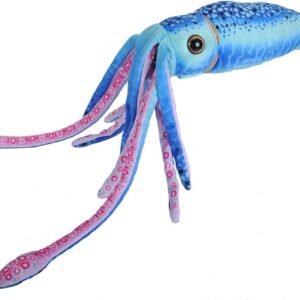 Wild Republic Wr Print Squid Plush, Stuffed Animal, Plush Toy, Gifts for