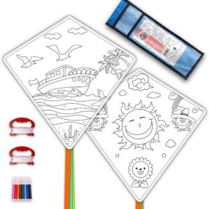 DIY Kites for Kids Kite Making Kit Bulk, Decorating Coloring Kite Party