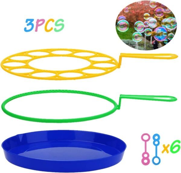 B bangcool Bubble Wands Set - Big Bubbles Wand Funny Bubbles Maker,