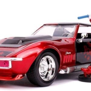 Jada Toys Hollywood Rides DC Comics Harley Quinn & 1969 Chevy Corvette