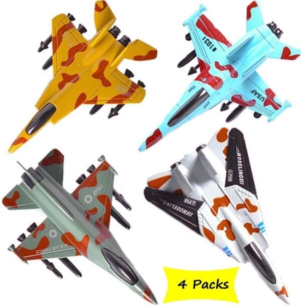 CORPER TOYS Airplane Toys Set Die Cast Metal Military Fighter Jets for