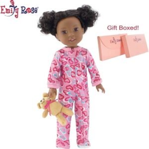 Emily Rose 14 Inch Doll Clothes PJs for Glitter Girls and Wellie