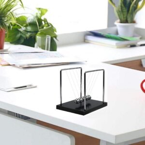 JULY PRO Classic Newton Cradle Balance Ball Science Gift Desktop Decor