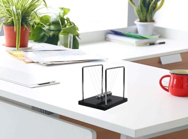 JULY PRO Classic Newton Cradle Balance Ball Science Gift Desktop Decor