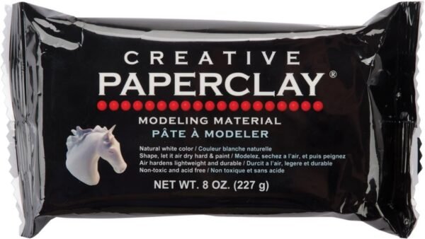 Creative Paper clay, 8 Ounces, White Kit Toy Fun Kids