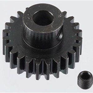 Robinson Racing 8624 Extra Hard 24 Tooth Blackened Steel 32P Pinion 5Mm