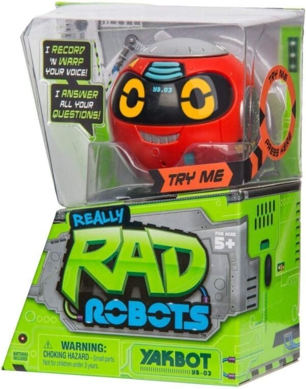Rad Robot Yakbot Red & Mibro Robot Kit Toy Fun