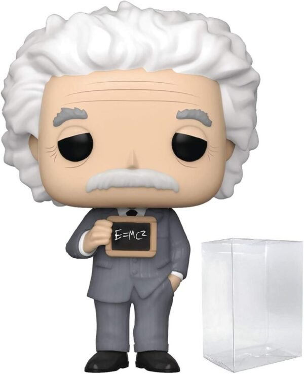 Funko Pop Icons History - Albert Einstein Vinyl Figure Includes Compatible Pop