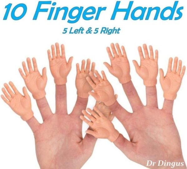 DR DINGUS Finger Hands - Set of 10 Kit Toy