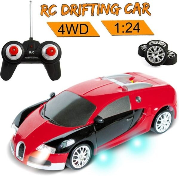 Liberty Imports Super Fast Drift Red Model R/C Sports Car Remote Control