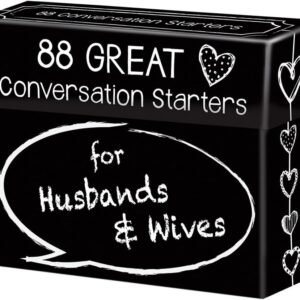 88 Great Conversation Starters for Husbands and Wives Romantic Card Game for
