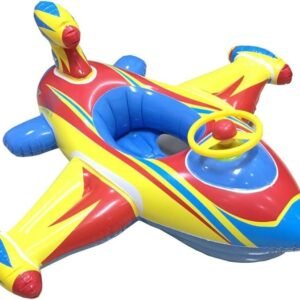 Topwon Inflatable Airplane Baby Kids Toddler Infant Swimming Float Seat Boat Pool