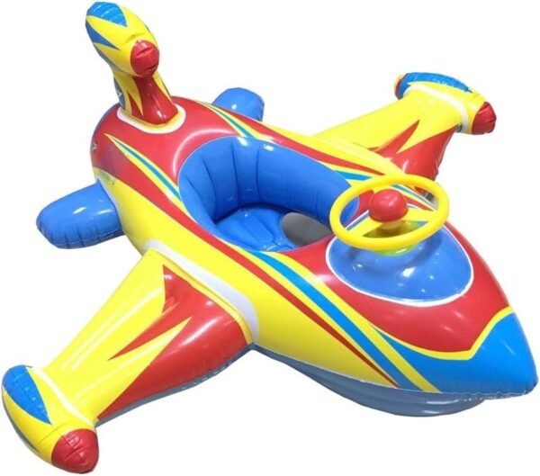 Topwon Inflatable Airplane Baby Kids Toddler Infant Swimming Float Seat Boat Pool