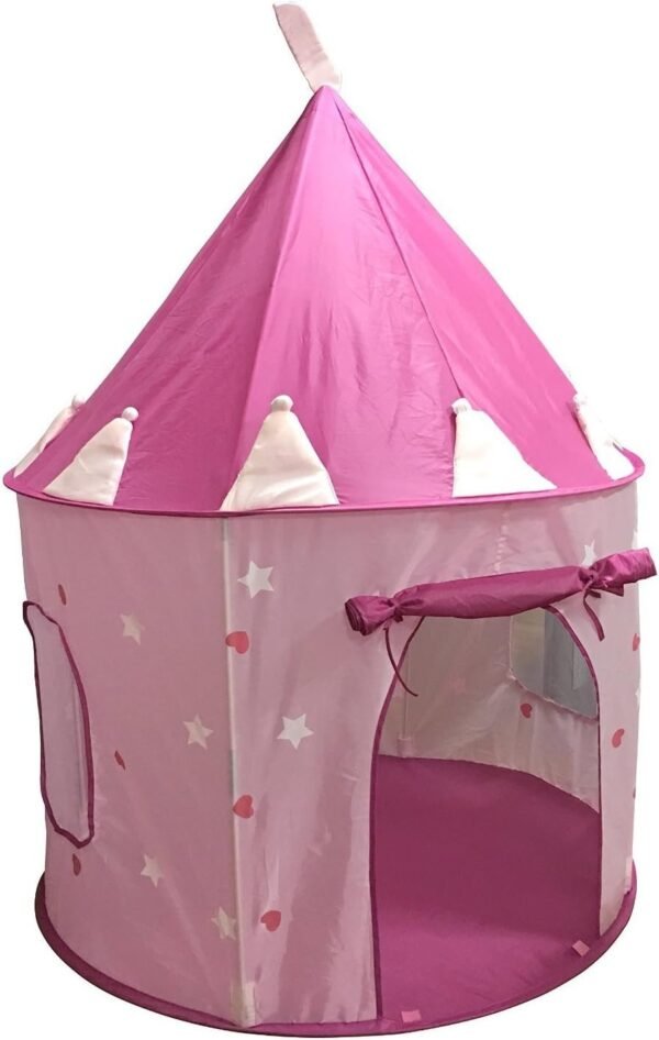 SueSport Girls Princess Castle Play Tent, Pink Kit Toy Fun