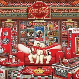 Springboks 1000 Piece Jigsaw Puzzle Coca Cola Decades Kit Toy