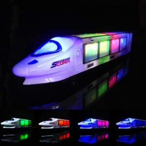FUGZ Train Toys, Beautiful 3D Lightning Electric Train, Creative Gifts for 3-8
