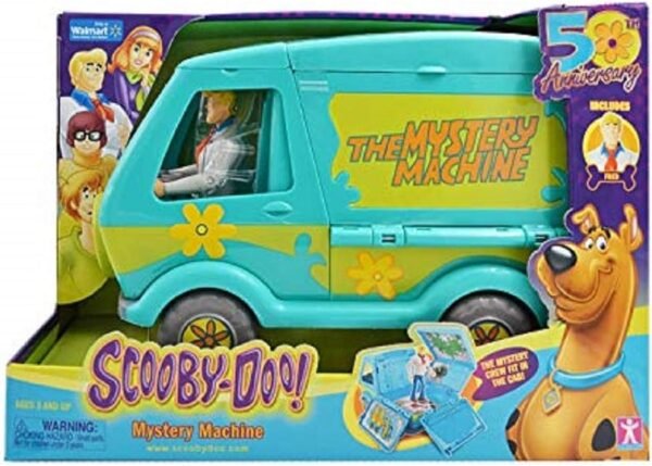Scooby-Doo Mystery Machine Play Set. Opens into a Large Playset. Celebrating 50