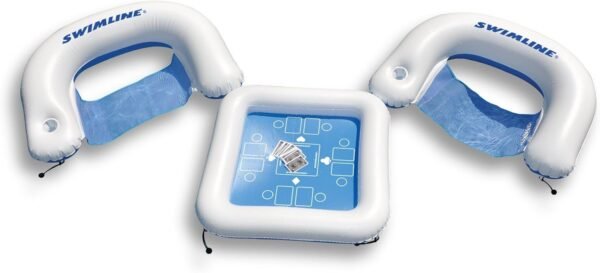 Swimline Game Station Set with Waterproof Playing Cards Kit Toy
