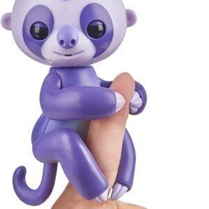 Fingerlings Baby Sloth - Marge Purple - Interactive Baby Pet - by