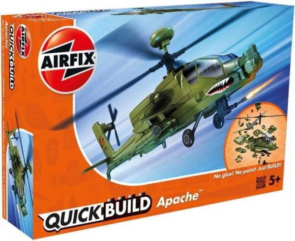 Airfix Quickbuild Boeing Apache Airplane Model Kit Toy Fun Kids