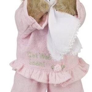 Bearington Sicky Vicky Get Well Soon Stuffed Animal Teddy Bear, 10