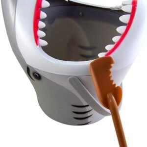 Big Bite Great White Shark Sand Bucket Beach Toy with Shovel, 9