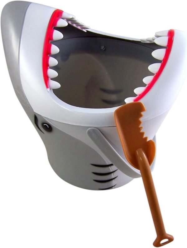 Big Bite Great White Shark Sand Bucket Beach Toy with Shovel, 9