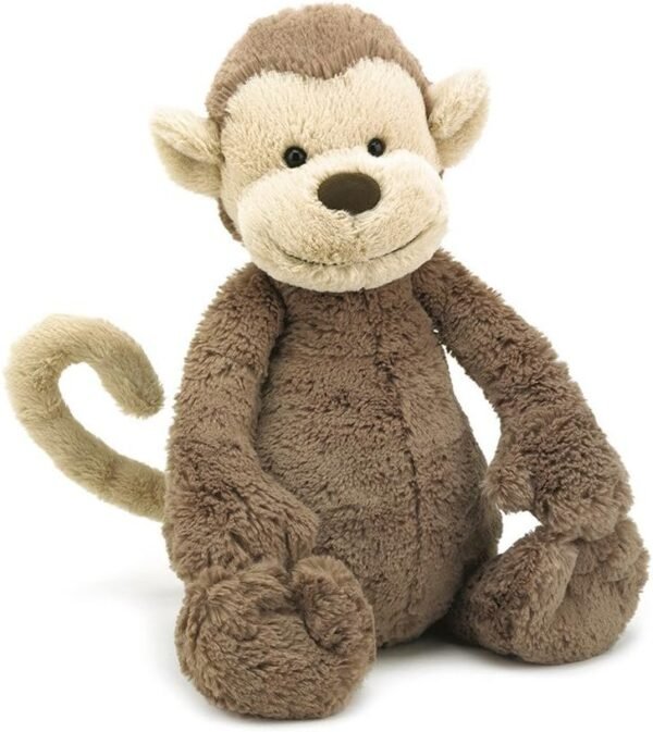 Jellycat Bashful Monkey Stuffed Animal, Medium, 12 inches Kit Toy