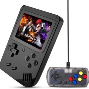 MEEPHONG Handheld Game Console, 3.0 Inch LED Screen TV Output Retro FC