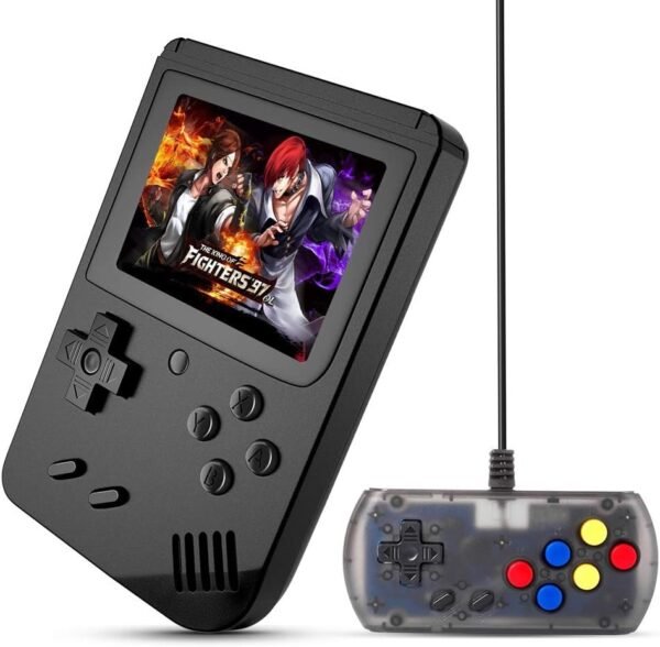 MEEPHONG Handheld Game Console, 3.0 Inch LED Screen TV Output Retro FC