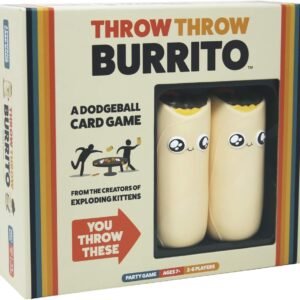 Throw Throw Burrito by Exploding Kittens - A Dodgeball Card Game -