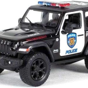 dcx 5 Die-cast 2018 Jeep Wrangler Rubicon Police Edition Black/White