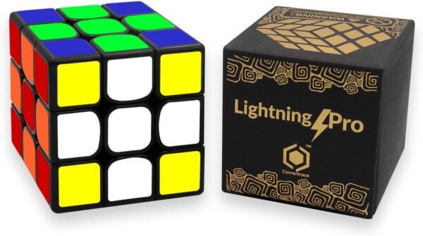 Cornertrace LightningPro Competition Speed Cube, Durable and Quicker than Original, Best Magic