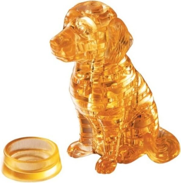 3D Crystal Puzzle Dog DIY Crystal Blocks Puzzle Toy Children Creative Gift