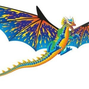 Brainstorm Dragon WindnSun 3-D Nylon Kite, 76 Kit Toy Fun