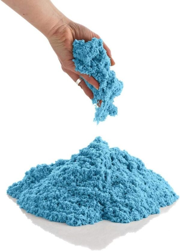 CoolSand Blue 14 Ounce Refill Pack - Moldable Indoor Play Sand in