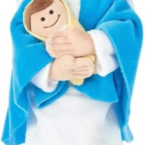 Hallmark Mother Mary Holding Baby Jesus Stuffed Doll, 12.75 Kit