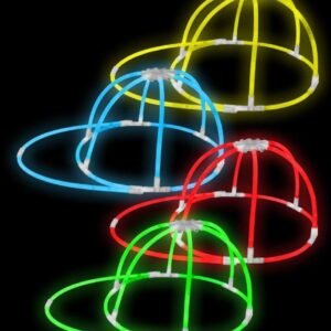Fun Central 4 Pieces - Glow in The Dark Cap in Bulk