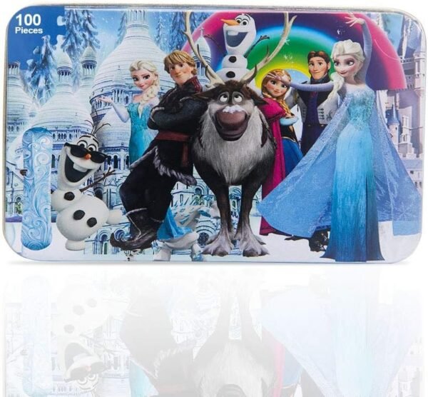 100 Piece Frozen Puzzles for Kids Ages 4-8 Jigsaw Puzzle for Children