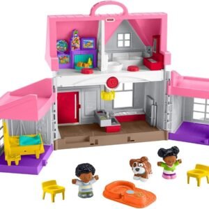 Fisher-Price Little People Big Helpers Home, Pink Kit Toy Fun