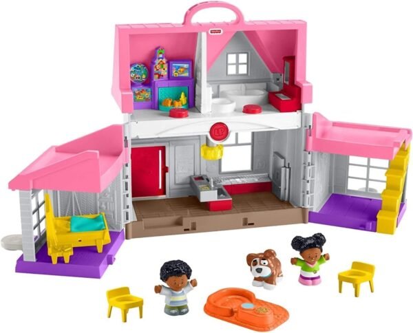 Fisher-Price Little People Big Helpers Home, Pink Kit Toy Fun
