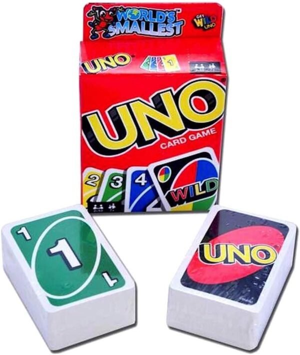 Worlds Smallest Get Wild UNO Card Game Kit Toy Fun