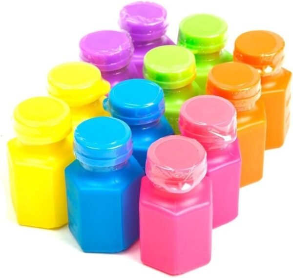 US Toy Neon Party Bubbles Kit Fun Kids Pack Set