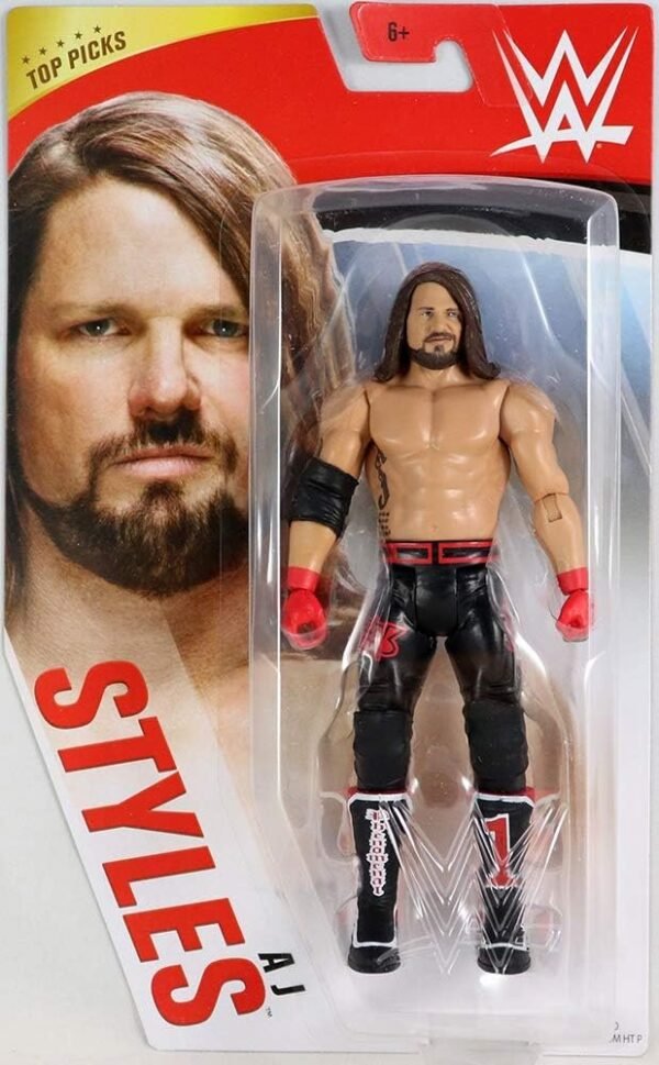 WWE Top Picks 6-inch Action Figures with Articulation & Life-Like Detail, Aj