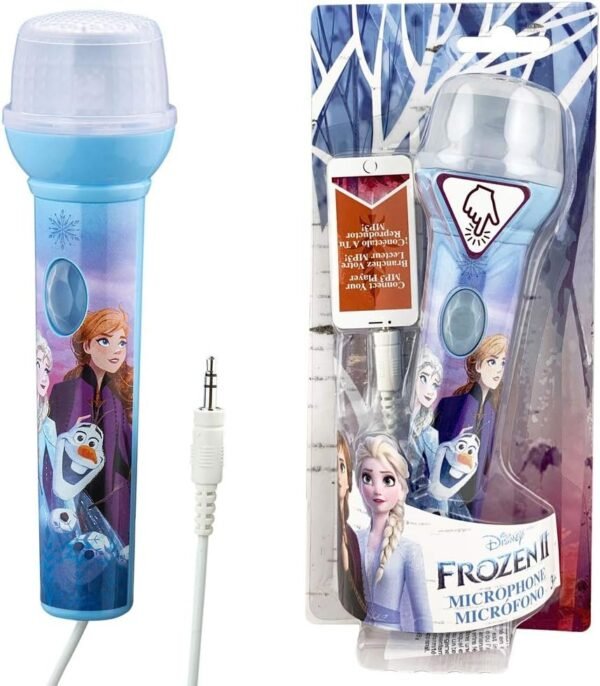 eKids FR-V068v2 Disney Frozen 2 Magical Microphone and MP3 Input LED Flashing