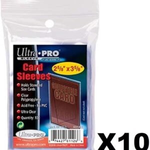 10 Ten Pack Lot of 100 Soft Sleeves / Penny Sleeve for