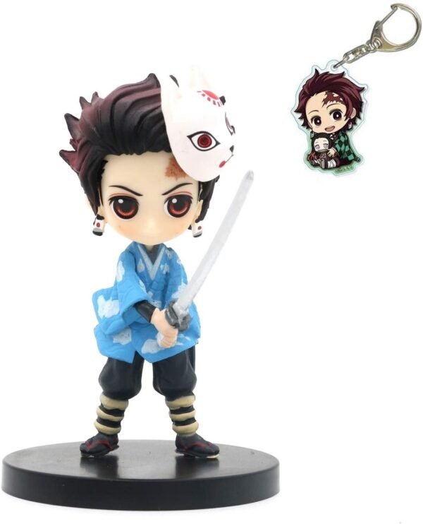 wishclcl Demon Slayer Figure Kimetsu No Yaiba Figure Mini Festive Decorat Gift