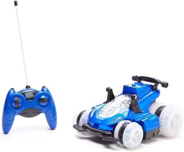 Mindscope Blue HoverQuad Radio Control RC Stunt Action Light Up LED Vehicle