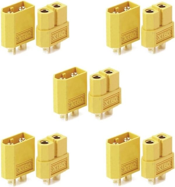 RioRand XT60 Drone Connectors 5 Pair Kit Toy Fun Kids